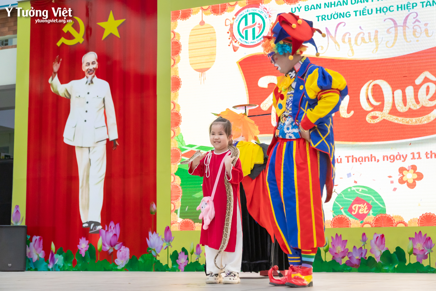 Ngày hội trải nghiệm tết cổ truyền – một trang ký ức mùa xuân đáng nhớ ở trường TH Hiệp Tân
