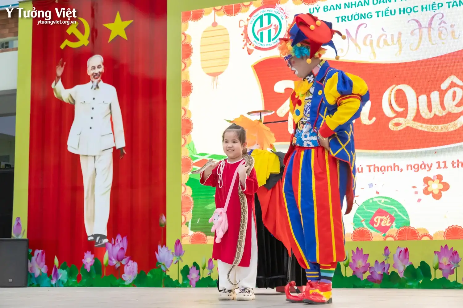 Ngày hội trải nghiệm tết cổ truyền – một trang ký ức mùa xuân đáng nhớ ở trường TH Hiệp Tân