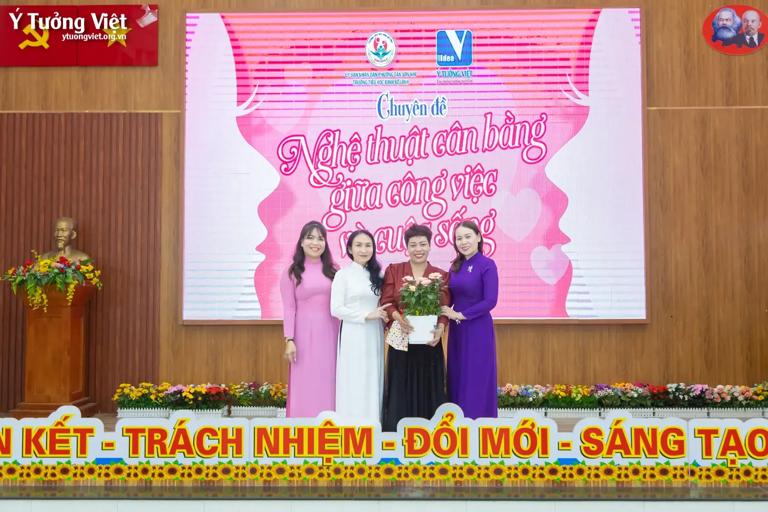 “Nghệ thuật cân bằng công việc và cuộc sống” – Món quà tinh thần ý nghĩa dành tặng giáo viên trường TH Đinh Bộ Lĩnh