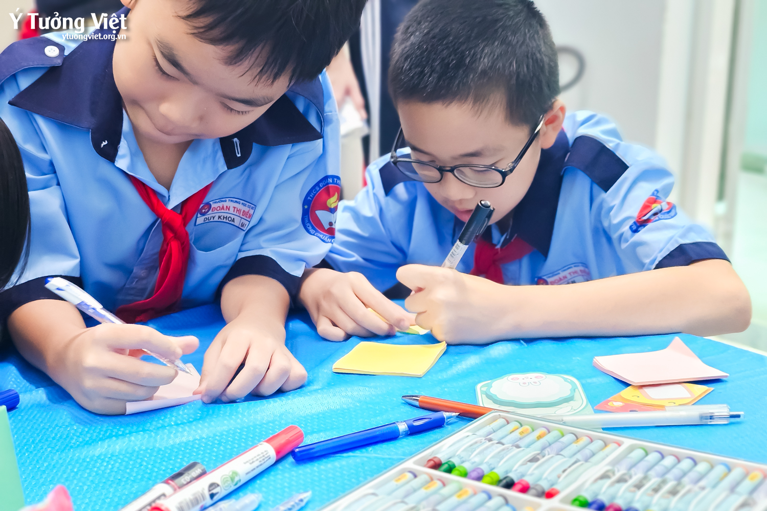 Phòng tâm lý học đường THCS Đoàn Thị Điểm: Ấm áp hoạt động “Trạm ký gửi điều ước” Trung thu