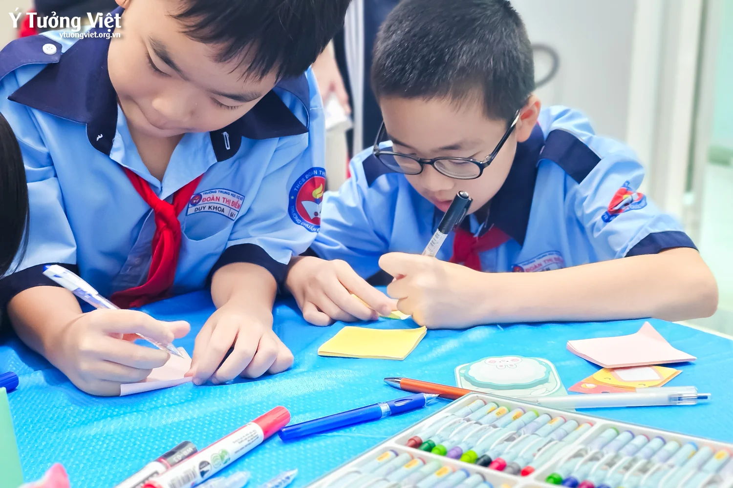 Phòng tâm lý học đường THCS Đoàn Thị Điểm: Ấm áp hoạt động “Trạm ký gửi điều ước” Trung thu