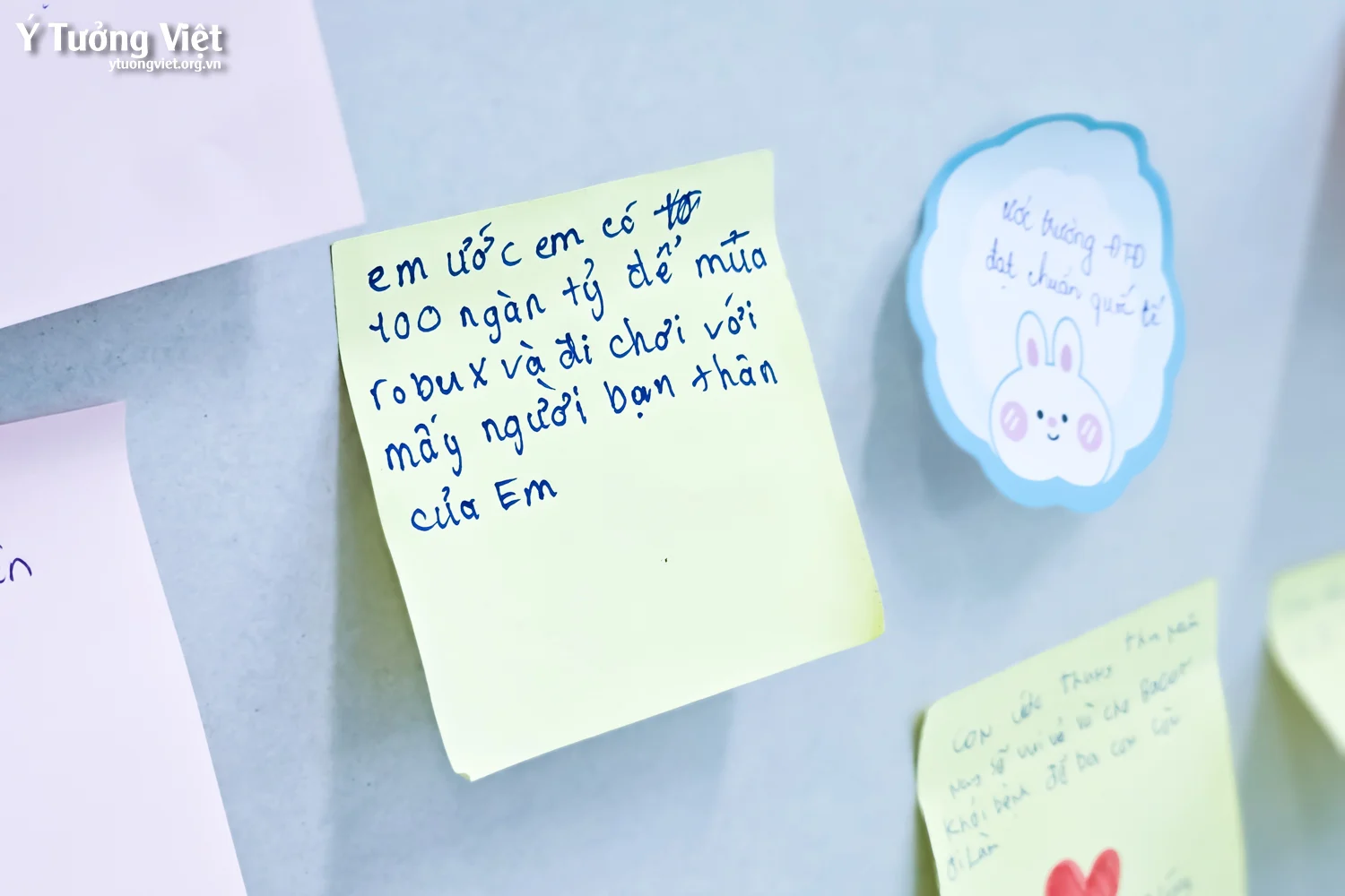 Phòng tâm lý học đường THCS Đoàn Thị Điểm: Ấm áp hoạt động “Trạm ký gửi điều ước” Trung thu