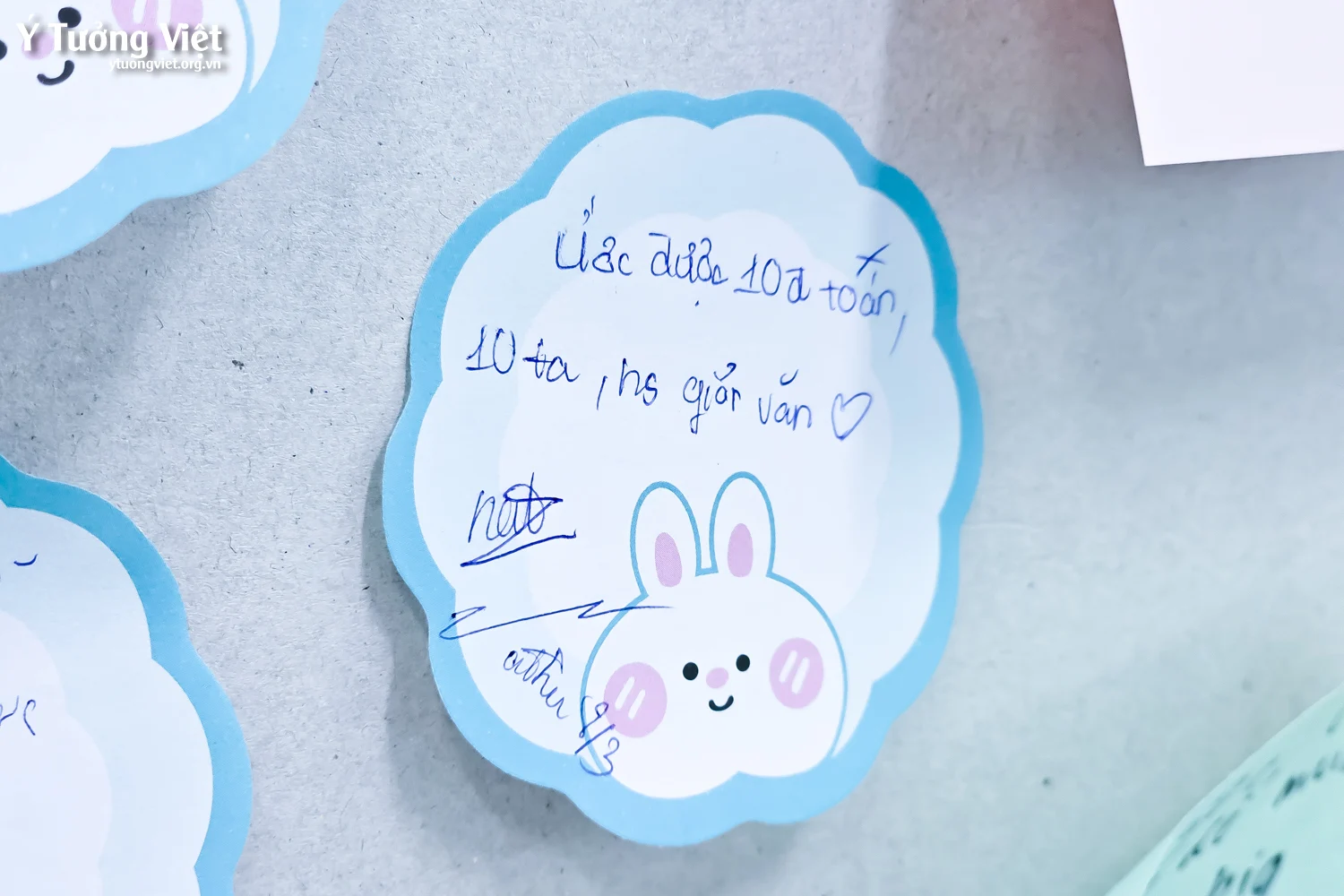Phòng tâm lý học đường THCS Đoàn Thị Điểm: Ấm áp hoạt động “Trạm ký gửi điều ước” Trung thu