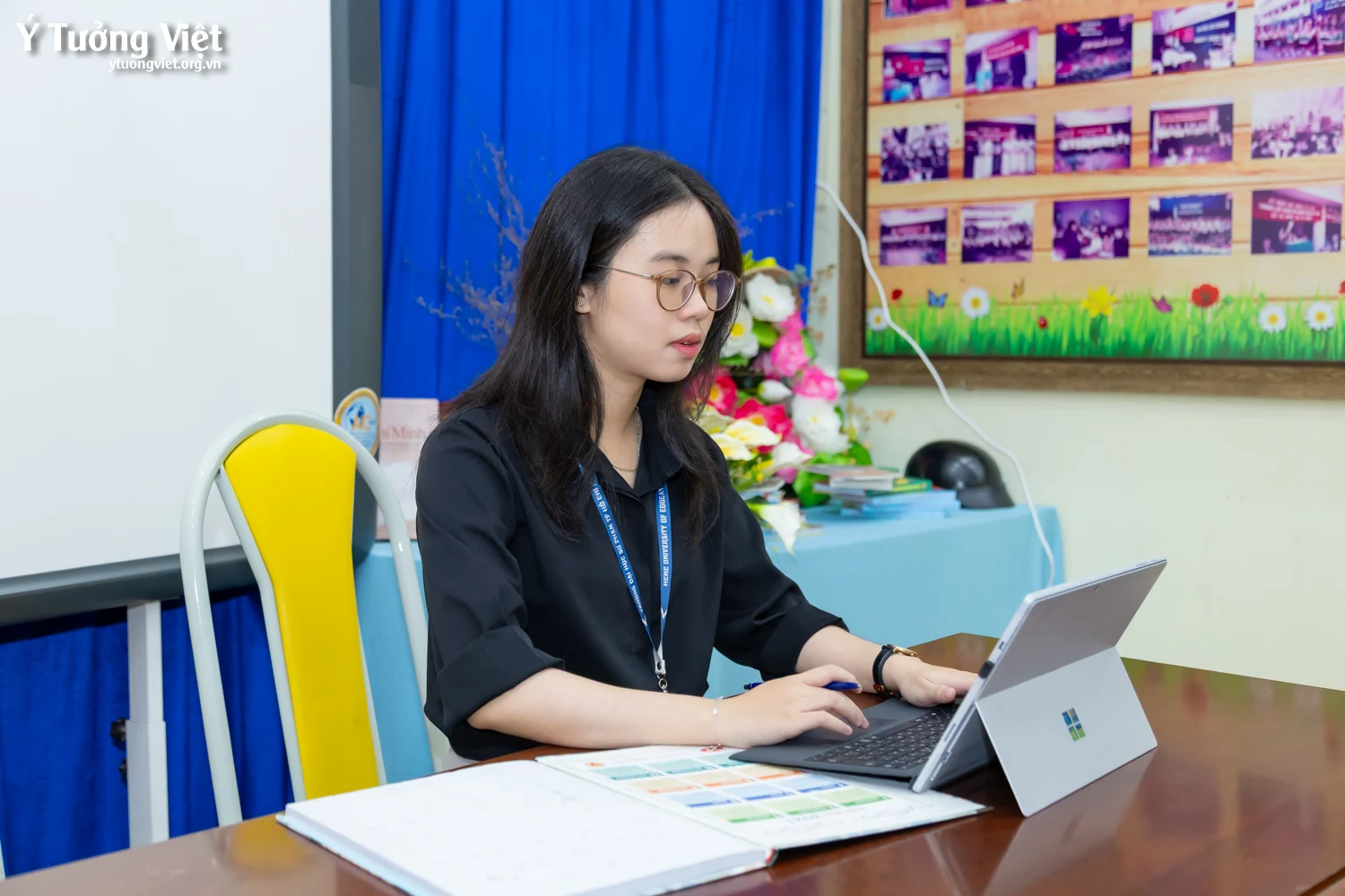 Phòng tâm lý học đường THCS Hai Bà Trưng: “Cây biết ơn” – Góc nhỏ gieo mầm yêu thương