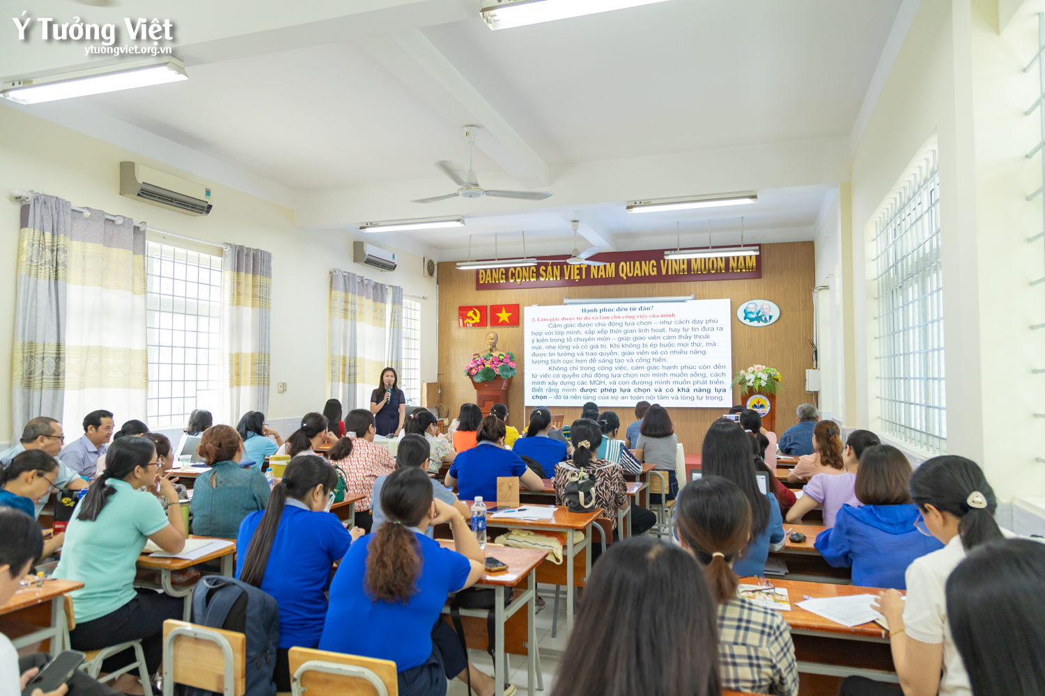 Tập huấn “Kỹ năng tư vấn tâm lý và tổ chức các hoạt động giáo dục dành cho giáo viên chủ nhiệm” – Trường TH Tô Vĩnh Diện