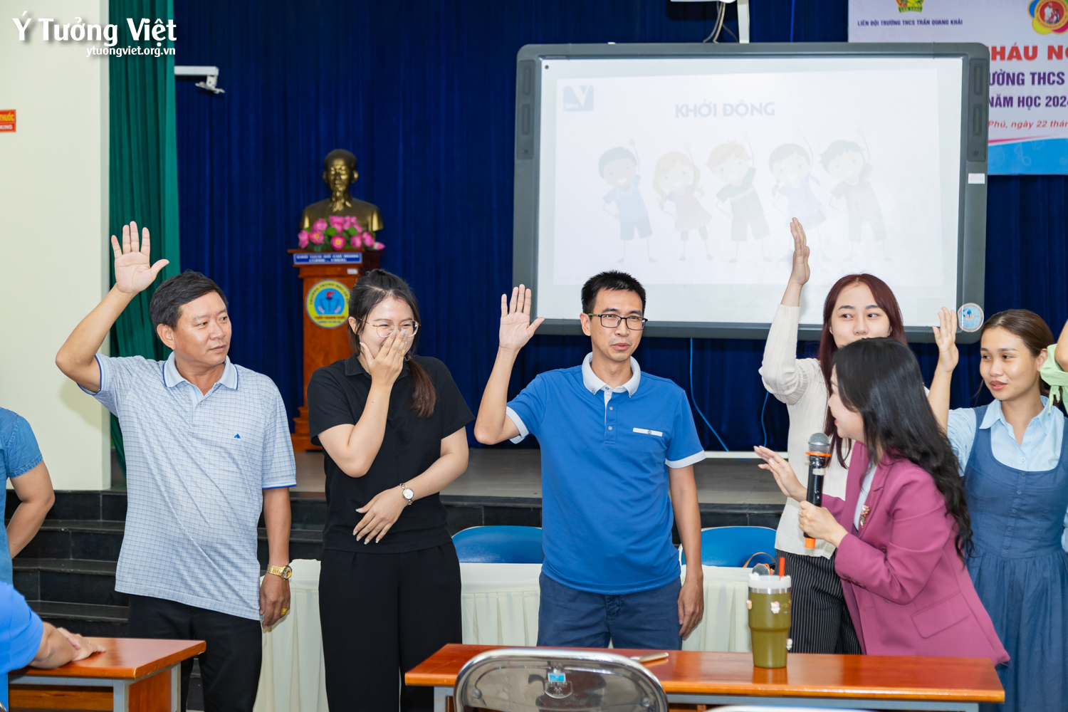 Tập huấn “Tư vấn tâm lý học đường theo mô hình trường học hạnh phúc” cùng Trường THCS Trần Quang Khải