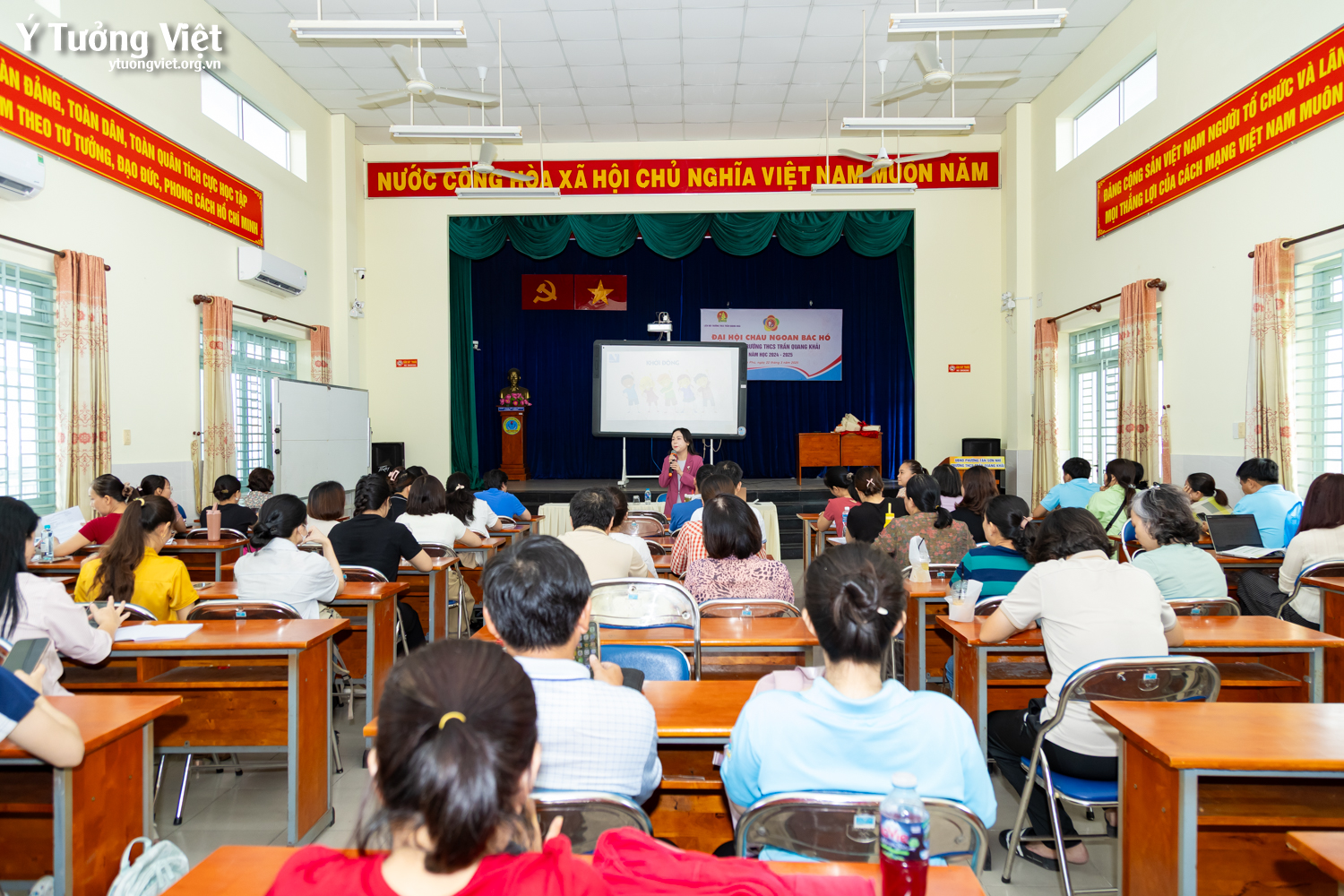 Tập huấn “Tư vấn tâm lý học đường theo mô hình trường học hạnh phúc” cùng Trường THCS Trần Quang Khải