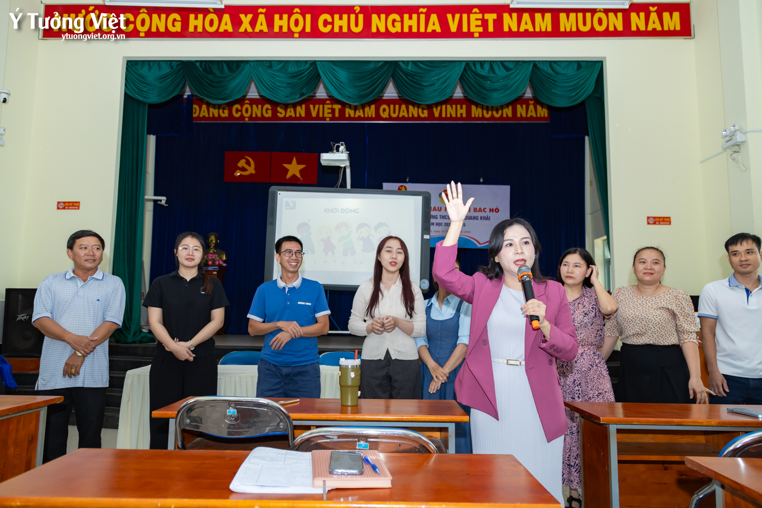 Tập huấn “Tư vấn tâm lý học đường theo mô hình trường học hạnh phúc” cùng Trường THCS Trần Quang Khải