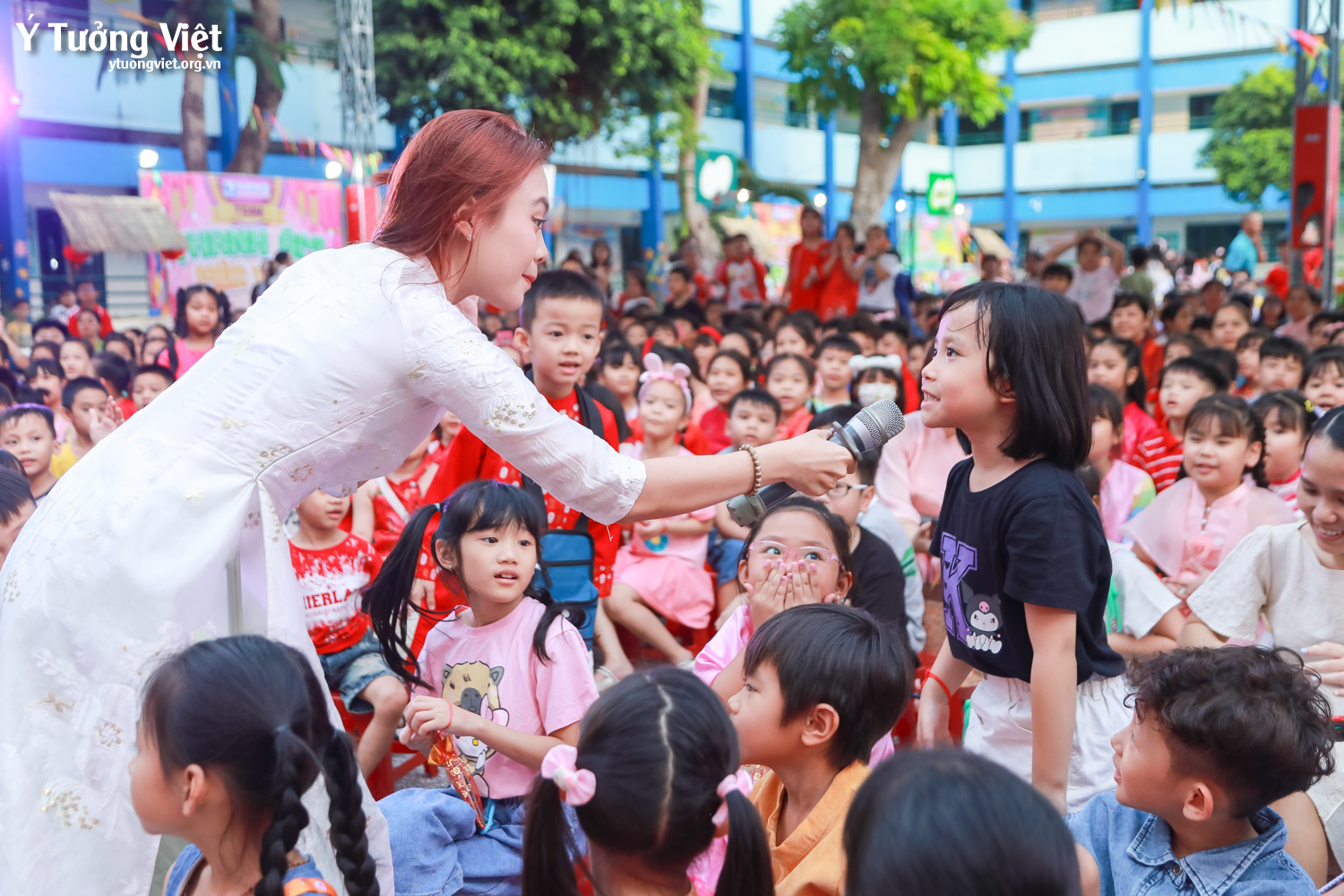 “Tết vạn điều may” chào sân ấn tượng ở Trường TH Huỳnh Văn Chính