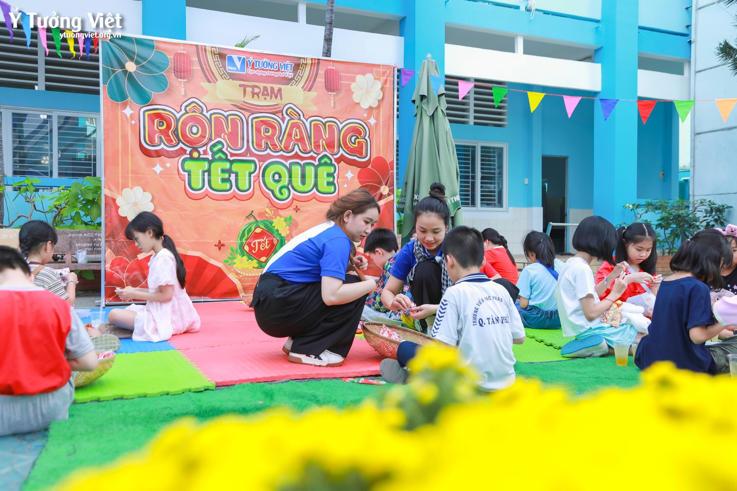 Tết vạn điều may ở TH Phan Chu Trinh – Điểm chạm giữa văn hóa truyền thống và kí ức tuổi thơ