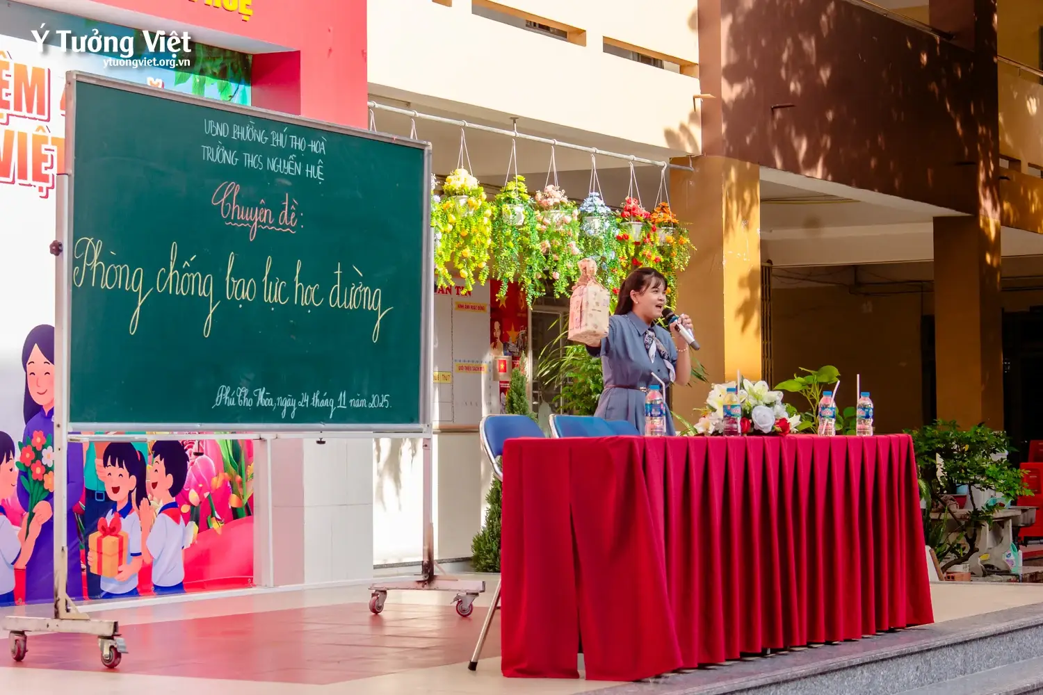 Tiếp nối hành trình phòng chống bạo lực học đường ở Trường THCS Nguyễn Huệ