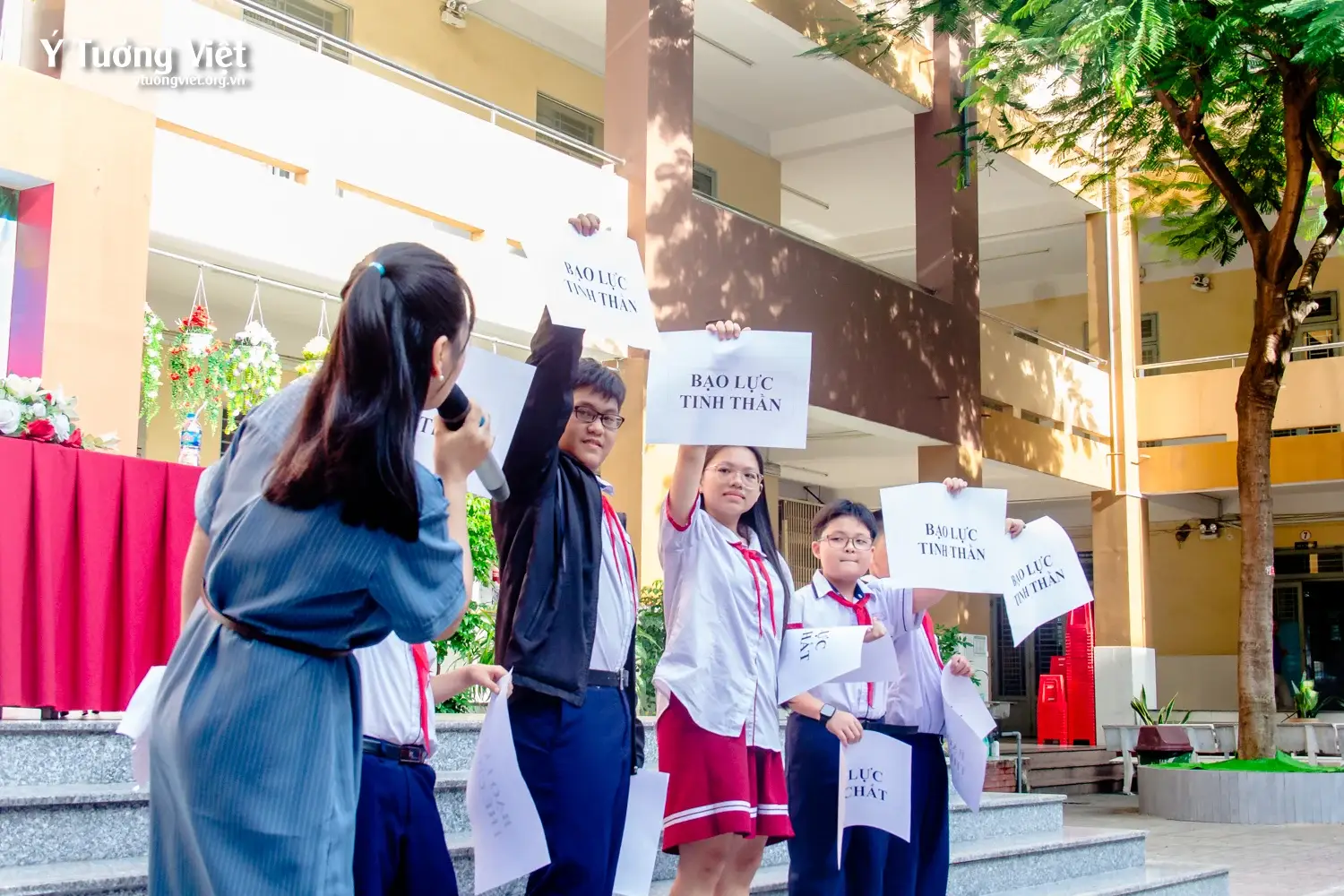 Tiếp nối hành trình phòng chống bạo lực học đường ở Trường THCS Nguyễn Huệ