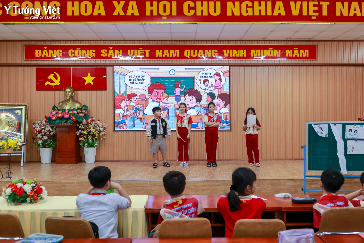 Tiết học mở “Thực hành kỹ năng giao tiếp với bạn bè” – Trường TH Huỳnh Văn Chính