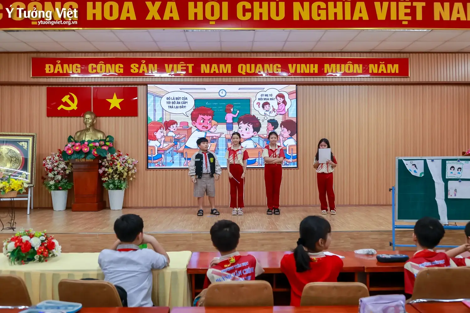 Tiết học mở “Thực hành kỹ năng giao tiếp với bạn bè” – Trường TH Huỳnh Văn Chính