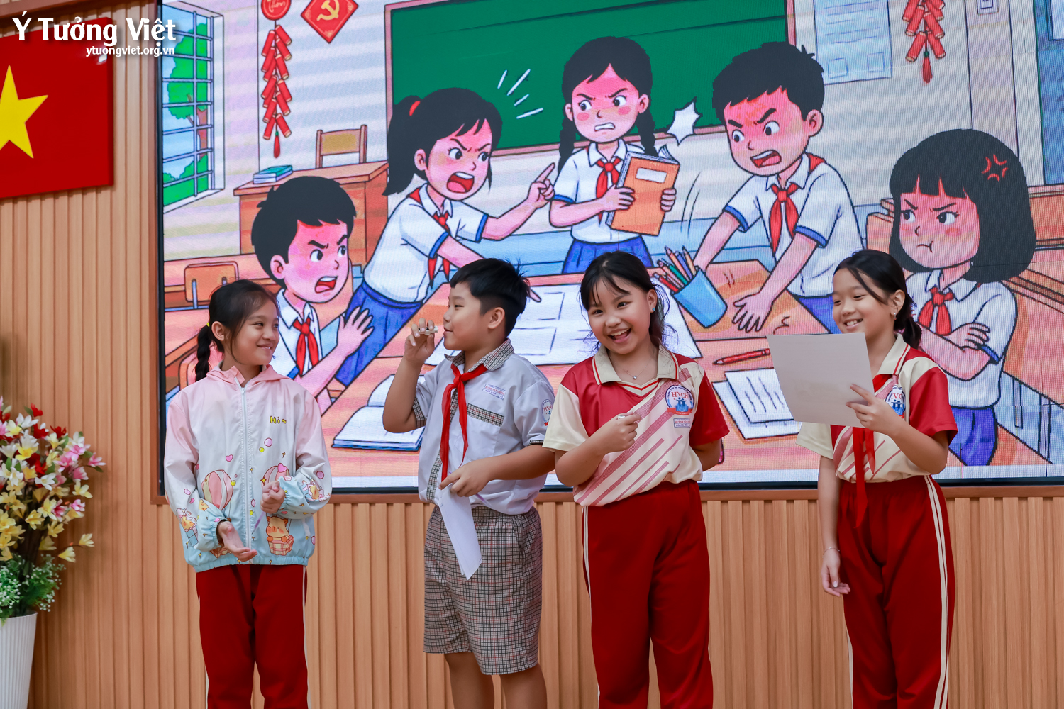 Tiết học mở “Thực hành kỹ năng giao tiếp với bạn bè” – Trường TH Huỳnh Văn Chính