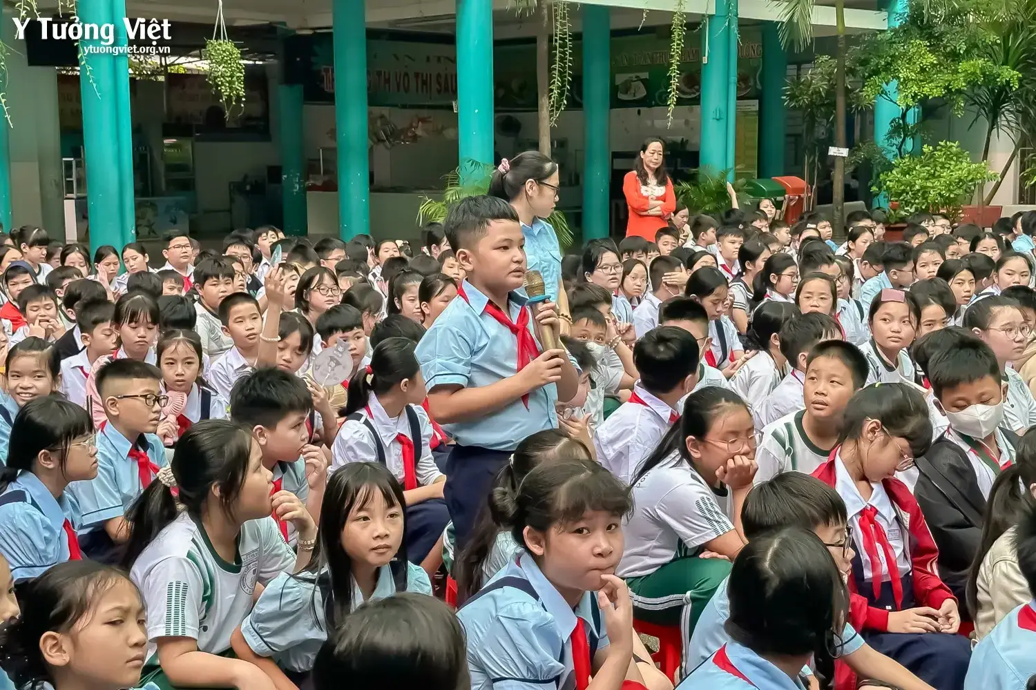 Ứng xử hạnh phúc – Sống tích cực mỗi ngày cùng học sinh Trường Tiểu học Võ Thị Sáu
