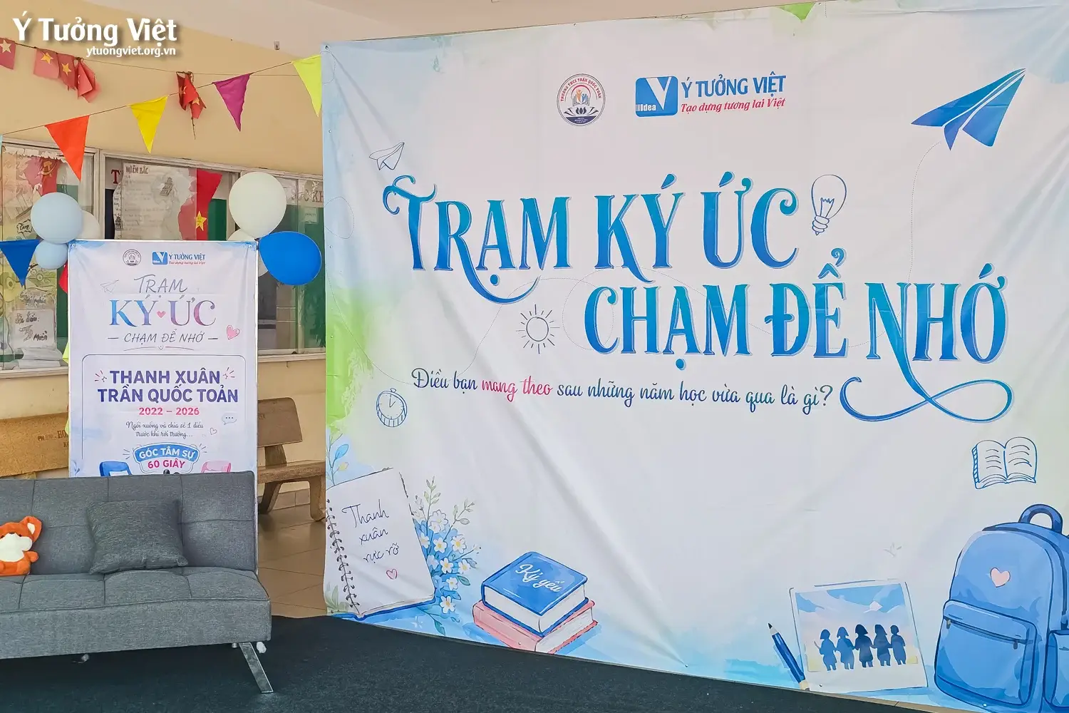 “Trạm ký ức” ở phòng tâm lý học đường Trường THCS Trần Quốc Toản – Ghi lại khoảng khắc, lưu giữ thanh xuân