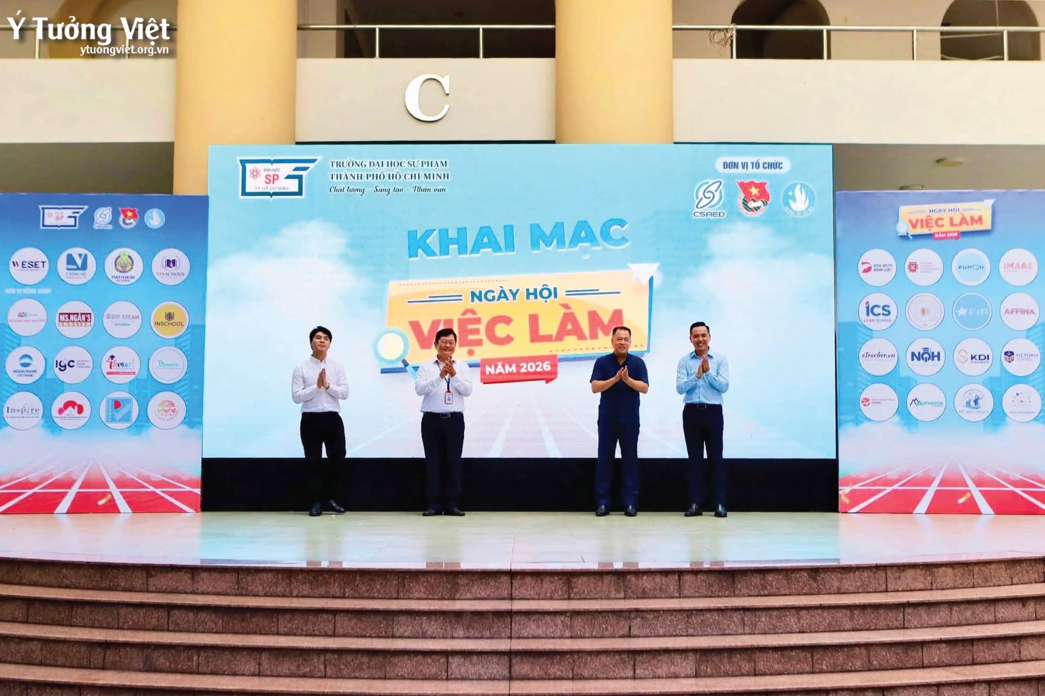 Ngày hội việc làm HCMUE 2026: 7 năm Ý Tưởng Việt kết nối đam mê làm nghề giáo dục