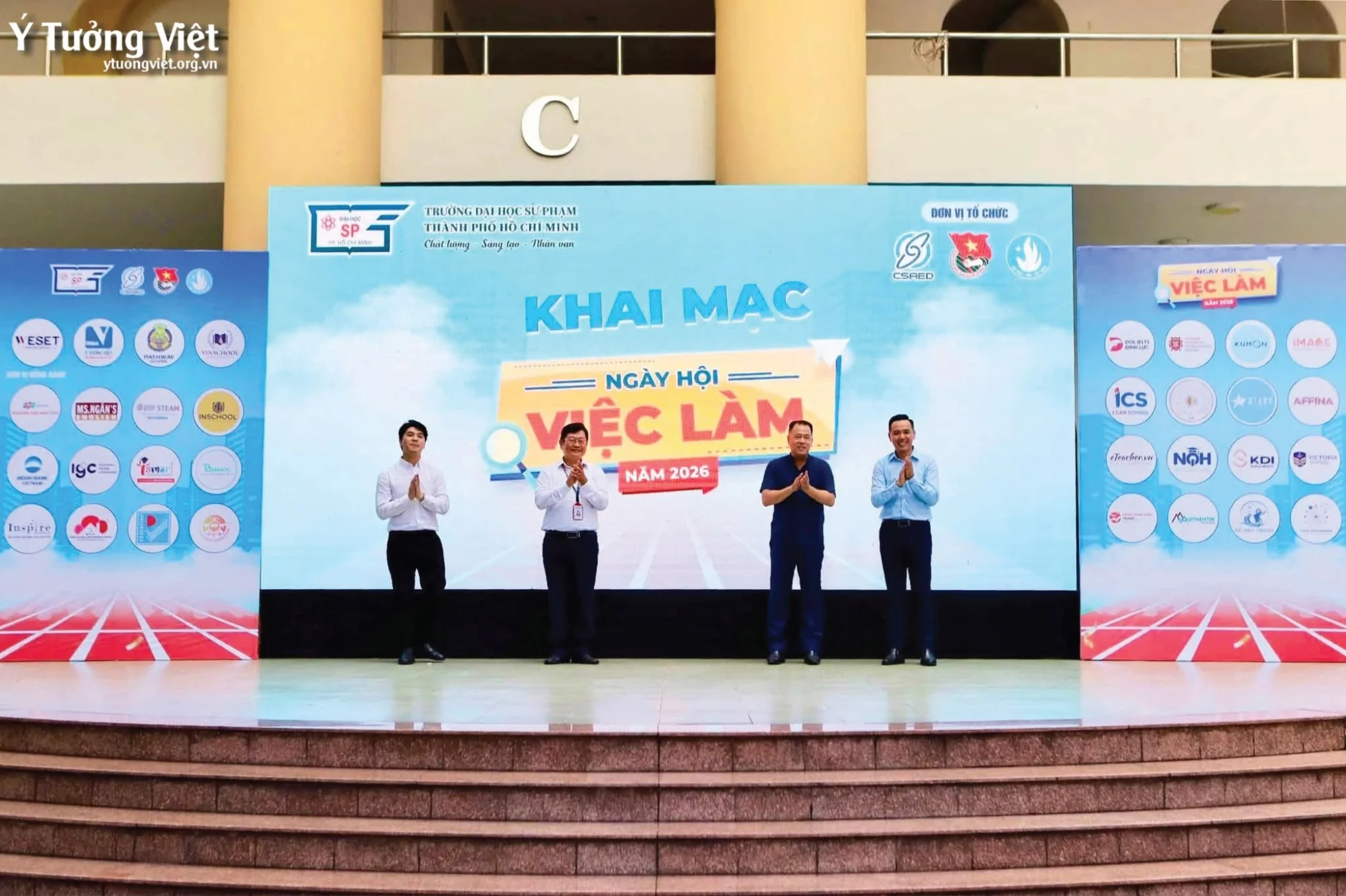 Ngày hội việc làm HCMUE 2026: 7 năm Ý Tưởng Việt kết nối đam mê làm nghề giáo dục