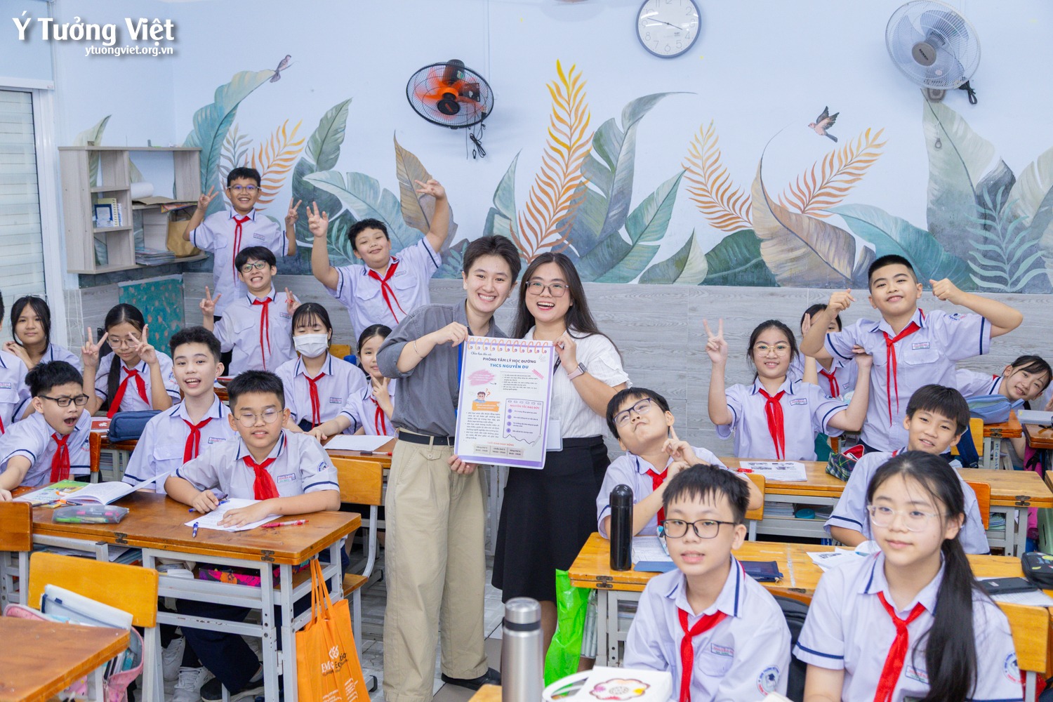 “Reset” không gian, mở lòng cảm xúc – Khám phá giao diện “mới toanh” của Phòng Tâm lý học đường Trường THCS Nguyễn Du