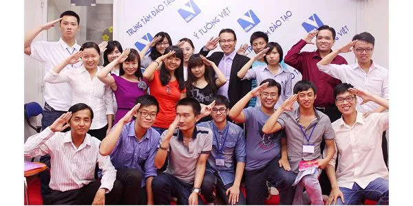 Các học viên khóa học 'Nghệ thuật giao tiếp đỉnh cao'
