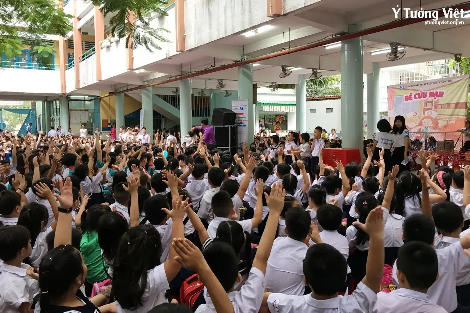 TH Chương Dương - Kỹ năng phòng tránh thương tích trường học - Sân chơi trải nghiệm Kỹ năng sống