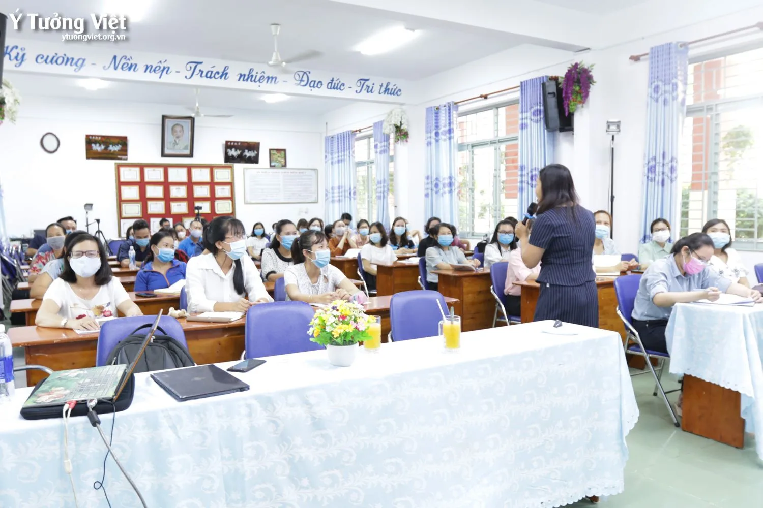 Trường TH Tân Sơn Nhì - Tập huấn Nâng cao Văn hoá học đường