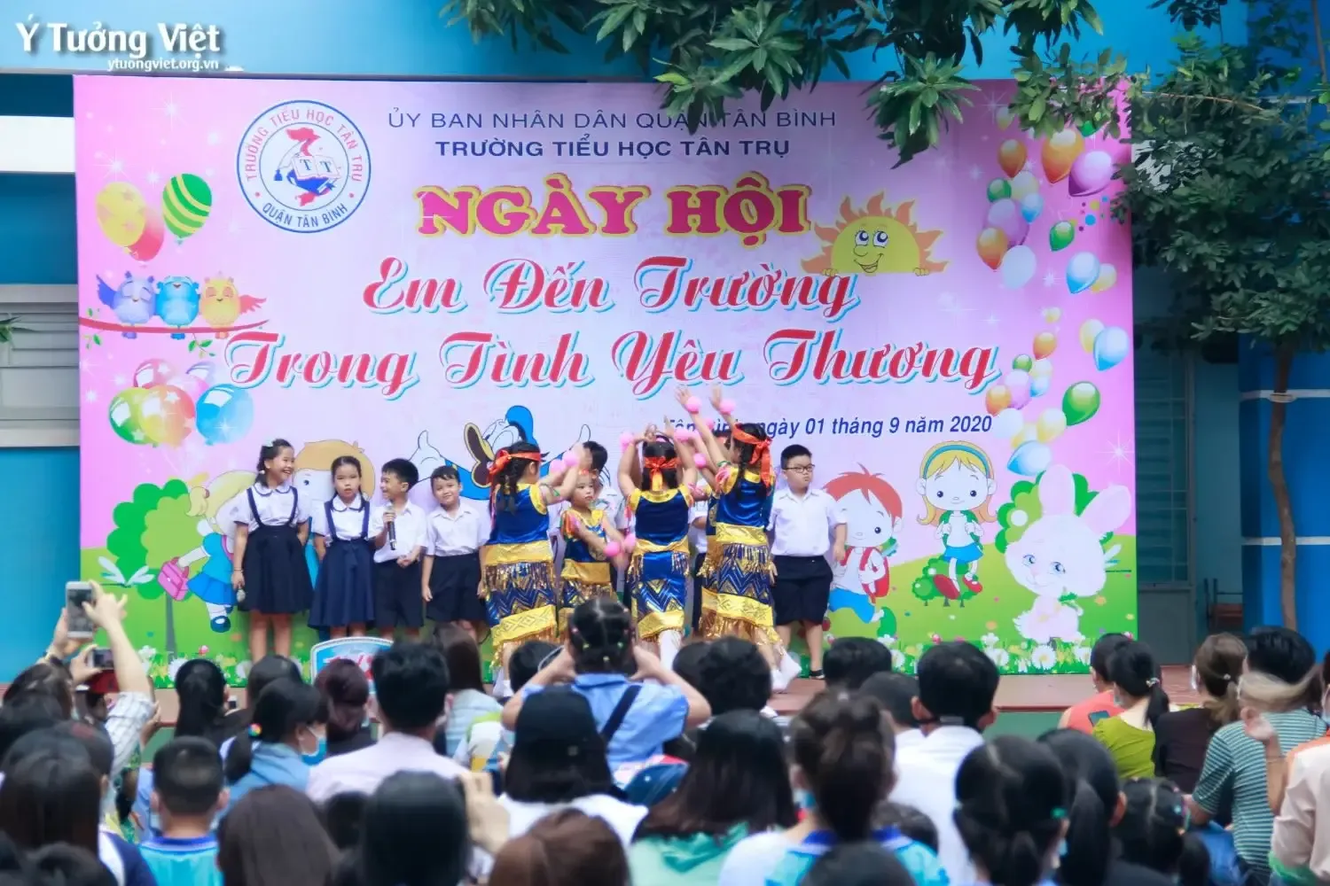Trường TH Tân Trụ - Ngày hội đến trường