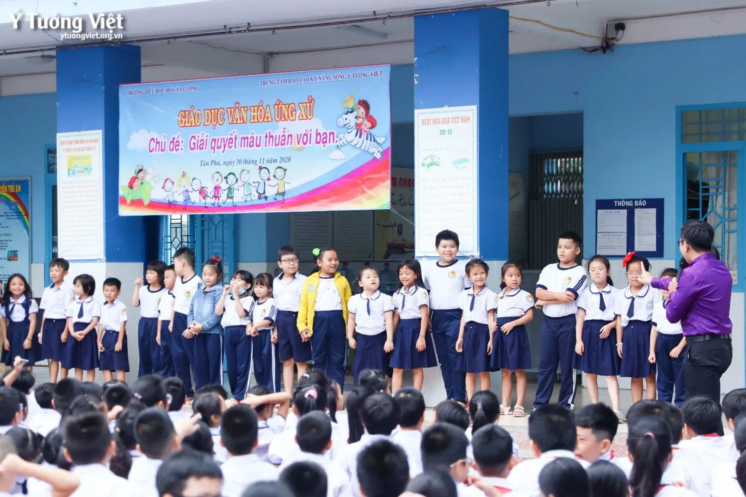 Trường TH Hồ Văn Cường - Giải quyết mâu thuẫn với bạn