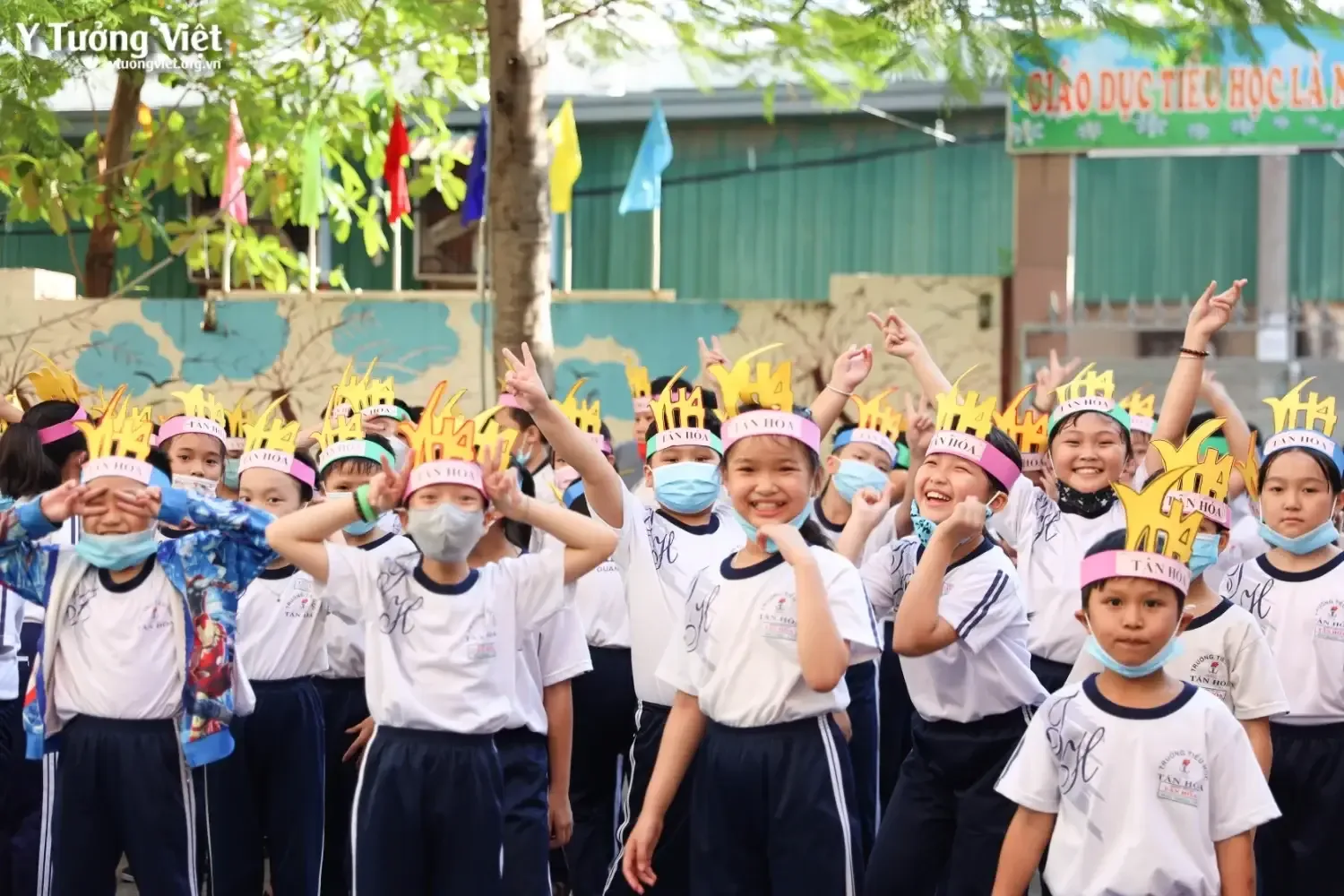Trường TH Tân Hóa – Ngày hội vui học 4 và sân chơi trải nghiệm câu lạc bộ kĩ năng