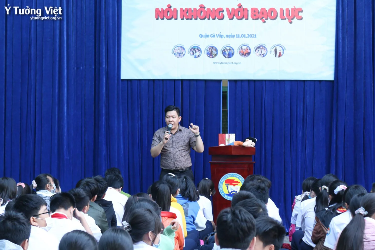Trường THCS Thông Tây Hội - Nói không với bạo lực