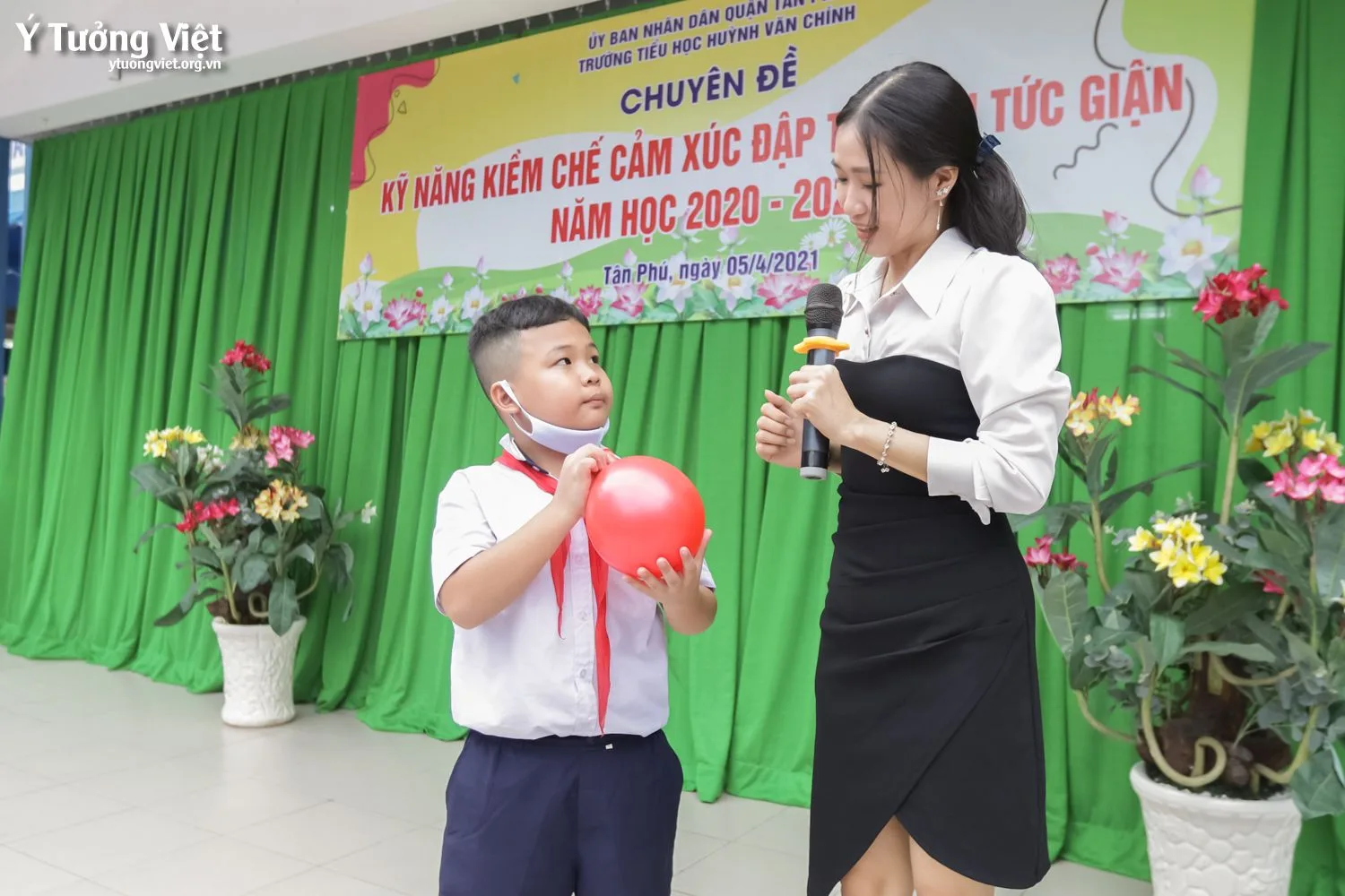 “Kiềm chế cảm xúc – Đập tan cơn giận” cùng trường TH Huỳnh Văn Chính