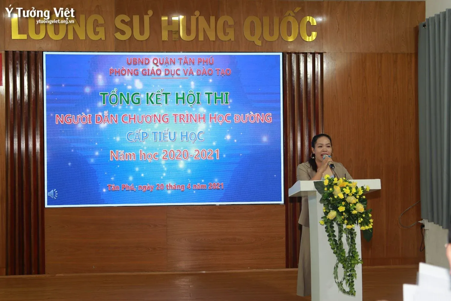 Lễ tổng kết hội thi Người dẫn chương trình học đường cấp tiểu học – Ghi dấu hành trình trưởng thành cùng các bạn nhỏ quận Tân Phú