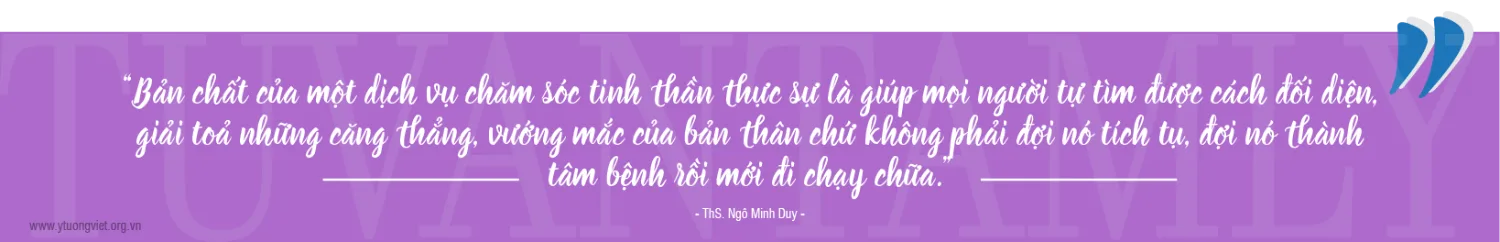 Thạc sĩ Tâm lý Ngô Minh Duy