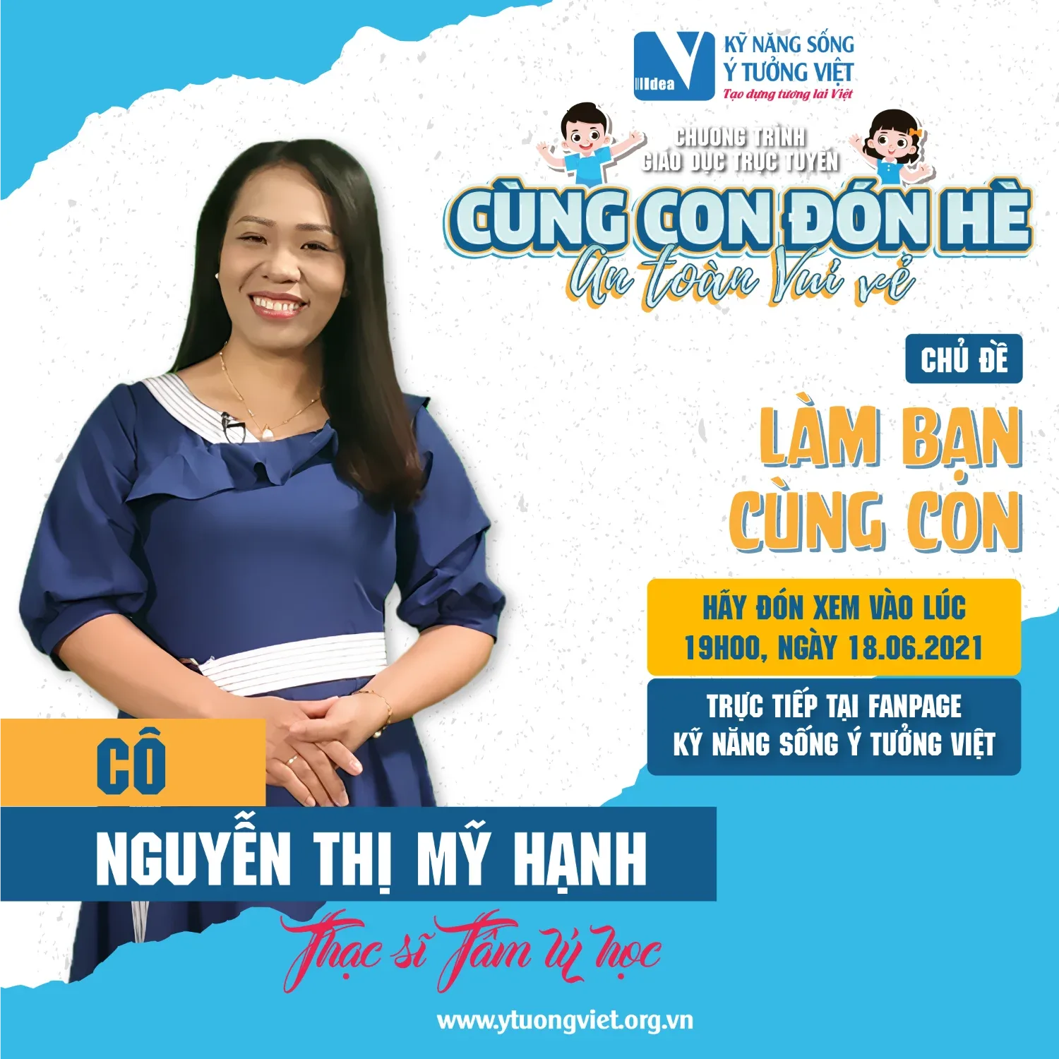 Cùng con đón hè - An toàn vui vẻ: Làm bạn cùng con