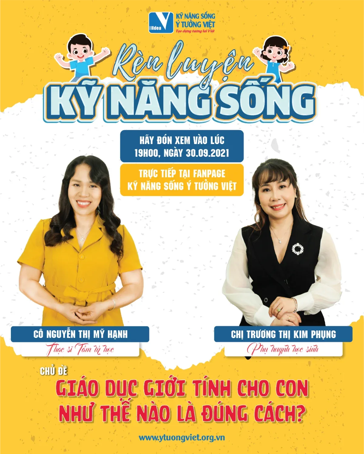 Giao lưu trực tuyến: Giáo dục giới tính cho con như thế nào là đúng cách?