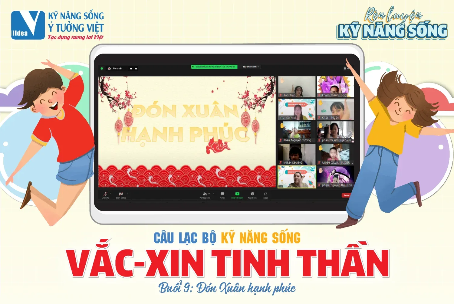 CLB Kỹ năng sống 'Vắc-Xin tinh thần' 2021 - Đón xuân hạnh phúc