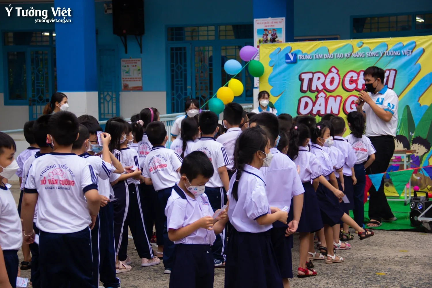 Ngày hội “Em yêu môi trường” Nâng cao ý thức, sống xanh sống đẹp cùng các bạn nhỏ Hồ Văn Cường (3)