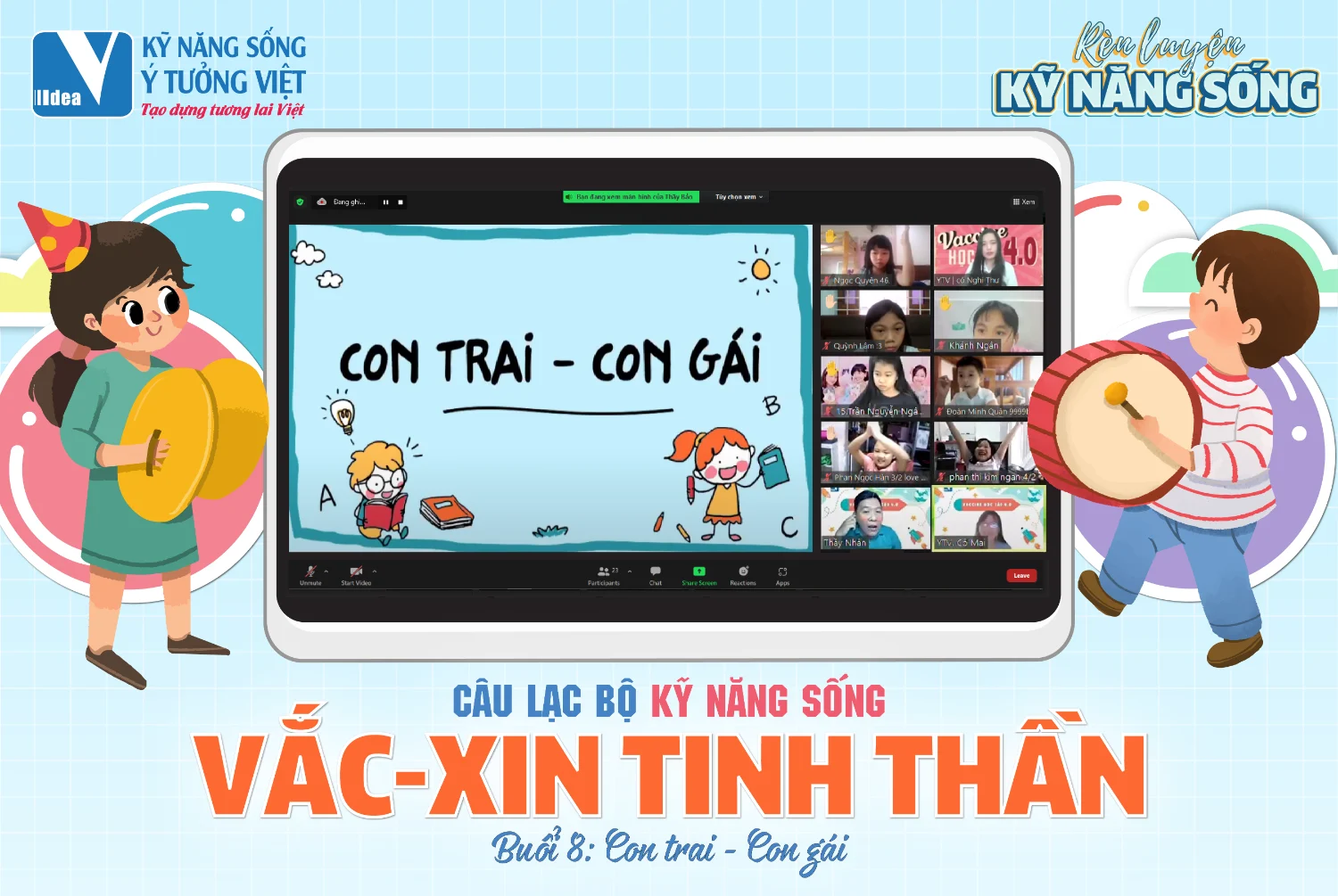 Clb Ky Nang Song Ampquotvac Xin Tinh Thanampquot 2021 Con Trai Con Gai