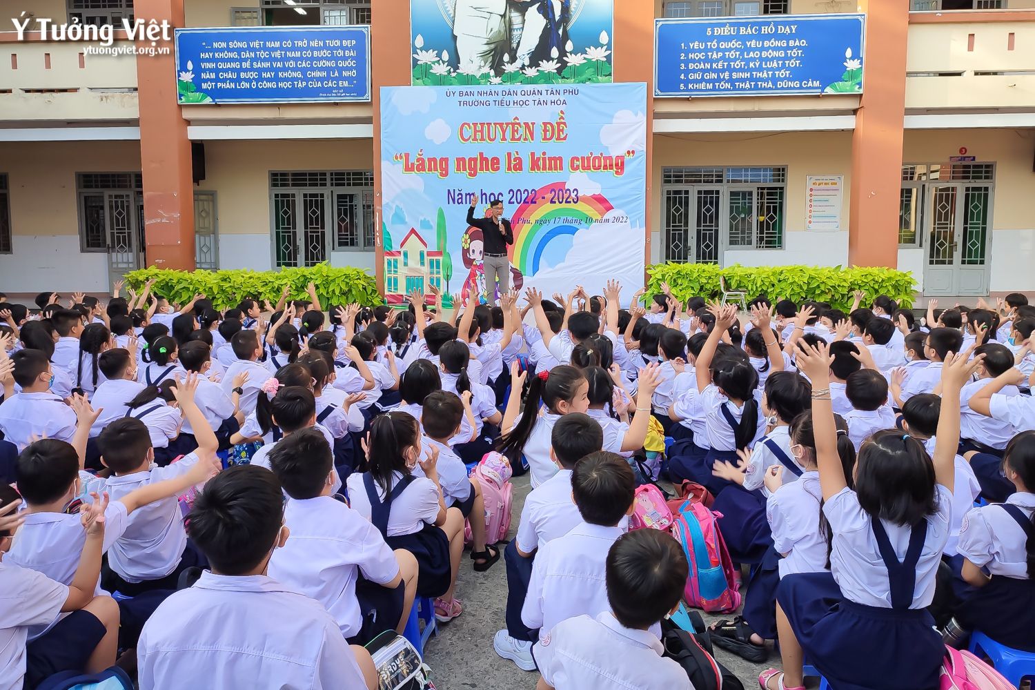 Chuyên đề Lắng Nghe Là Kim Cương Khám Phá Những điều Tuyệt Vời Khi Chúng Ta Biết Lắng Nghe đúng Cách Cùng Các Bạn Học Sinh Trường Th Tân Hóa 01