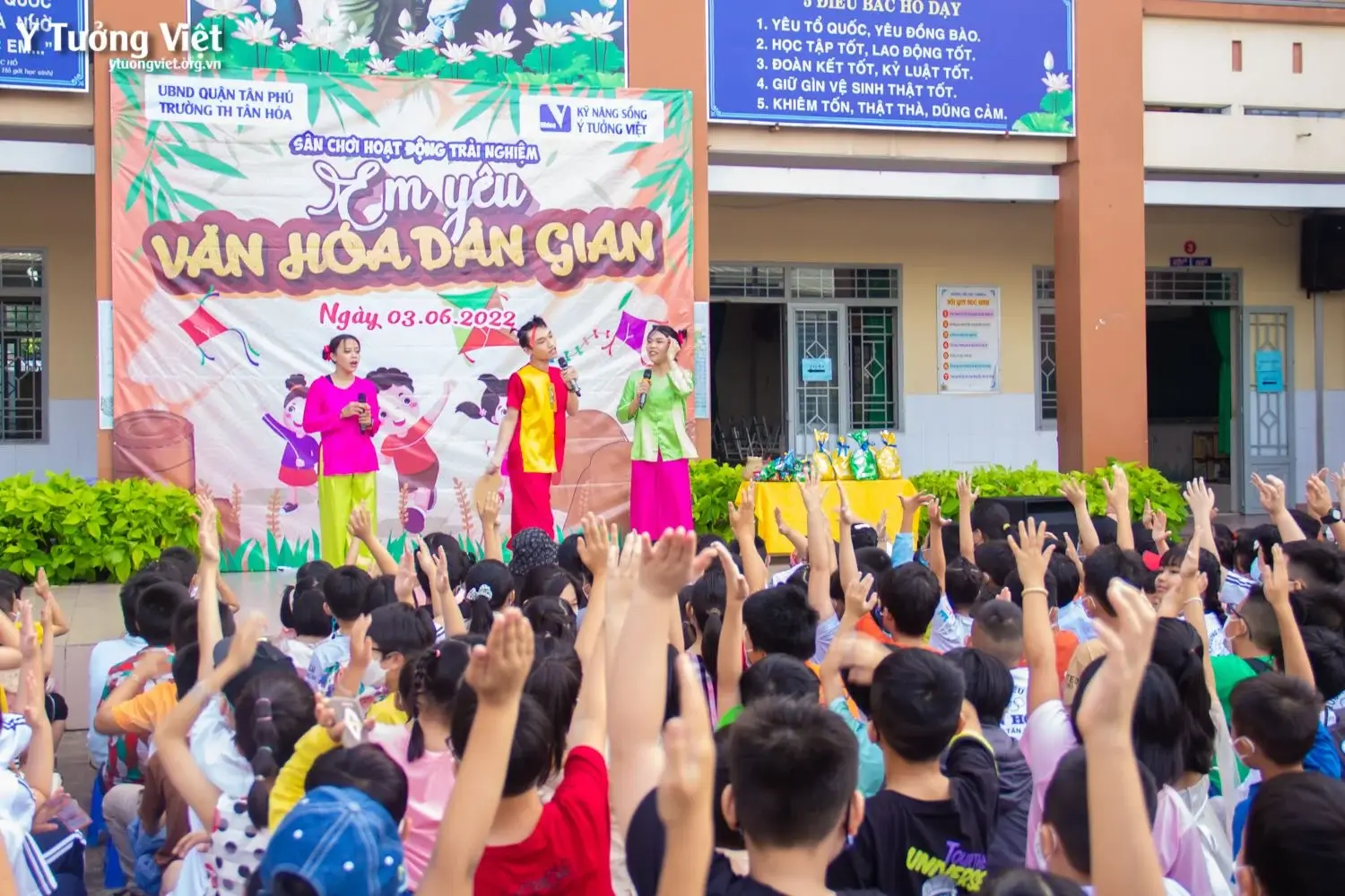Chuyến Du Hành Miền Kí ức Tuổi Thơ Khám Phá Văn Hóa Dân Gian Của Các Bạn Nhỏ Trường Th Tân Hóa 01