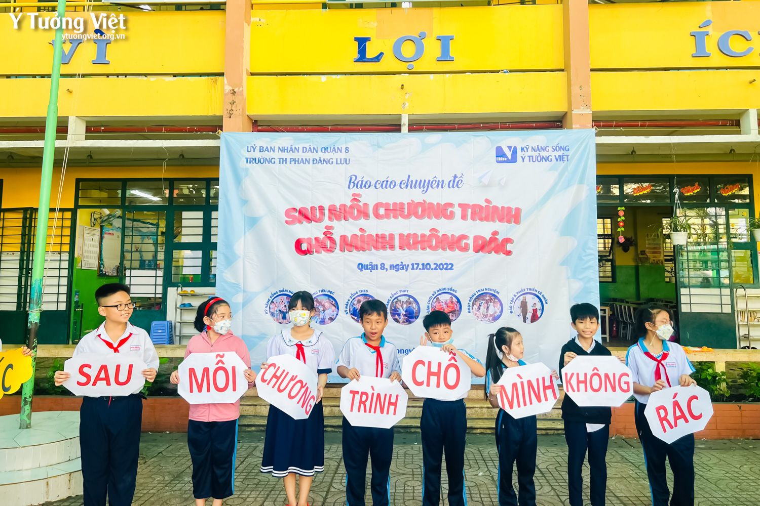 Sau Mỗi Chương Trình, Chỗ Mình Không Rác Chung Tay Bảo Vệ Môi Trường, Rèn Lỗi Sống Văn Minh Cùng Trường Th Phan Đăng Lưu 01 2