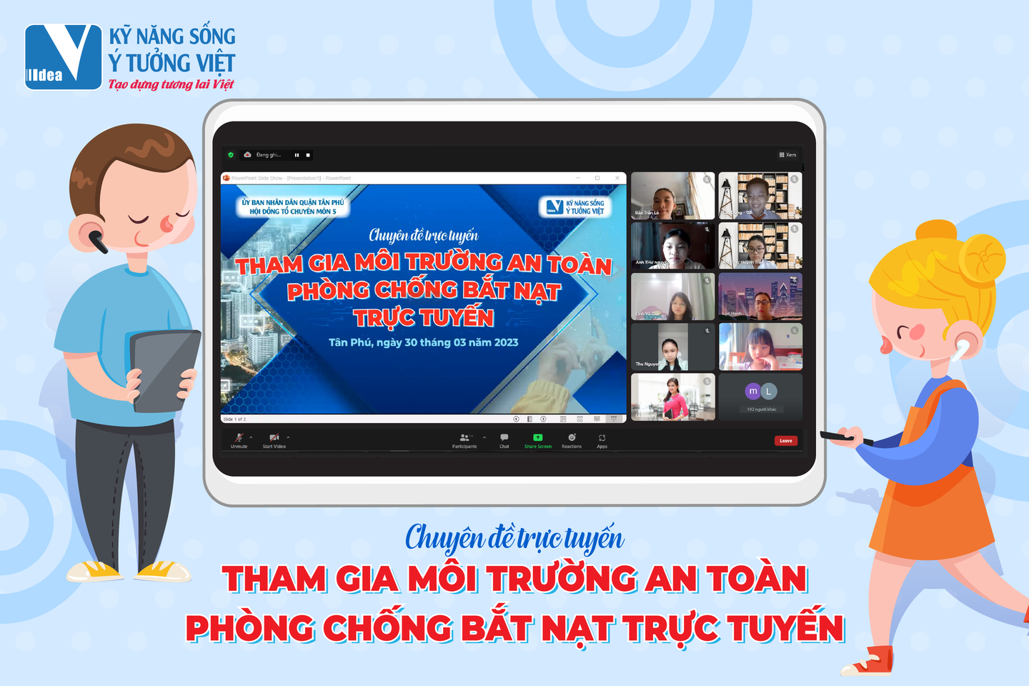 Cùng Các Bạn Học Sinh Trường Th Lê Thánh Tông Tham Gia Môi Trường An Toàn Phòng Chống Bắt Nạt Trực Tuyến 01
