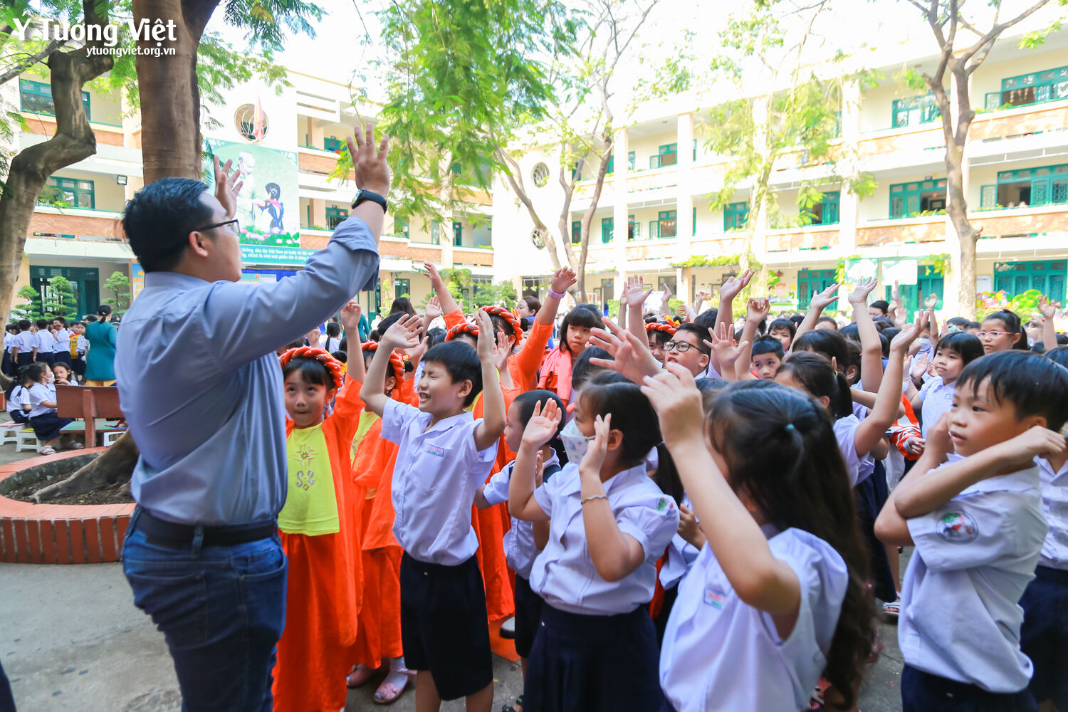Một Sáng đầu Tuần Hết Mình ở Ngày Hội Thiếu Nhi Vui Khỏe Và Sân Chơi Thực Hành Kỹ Năng Sống Trường Th Hiệp Tân 21