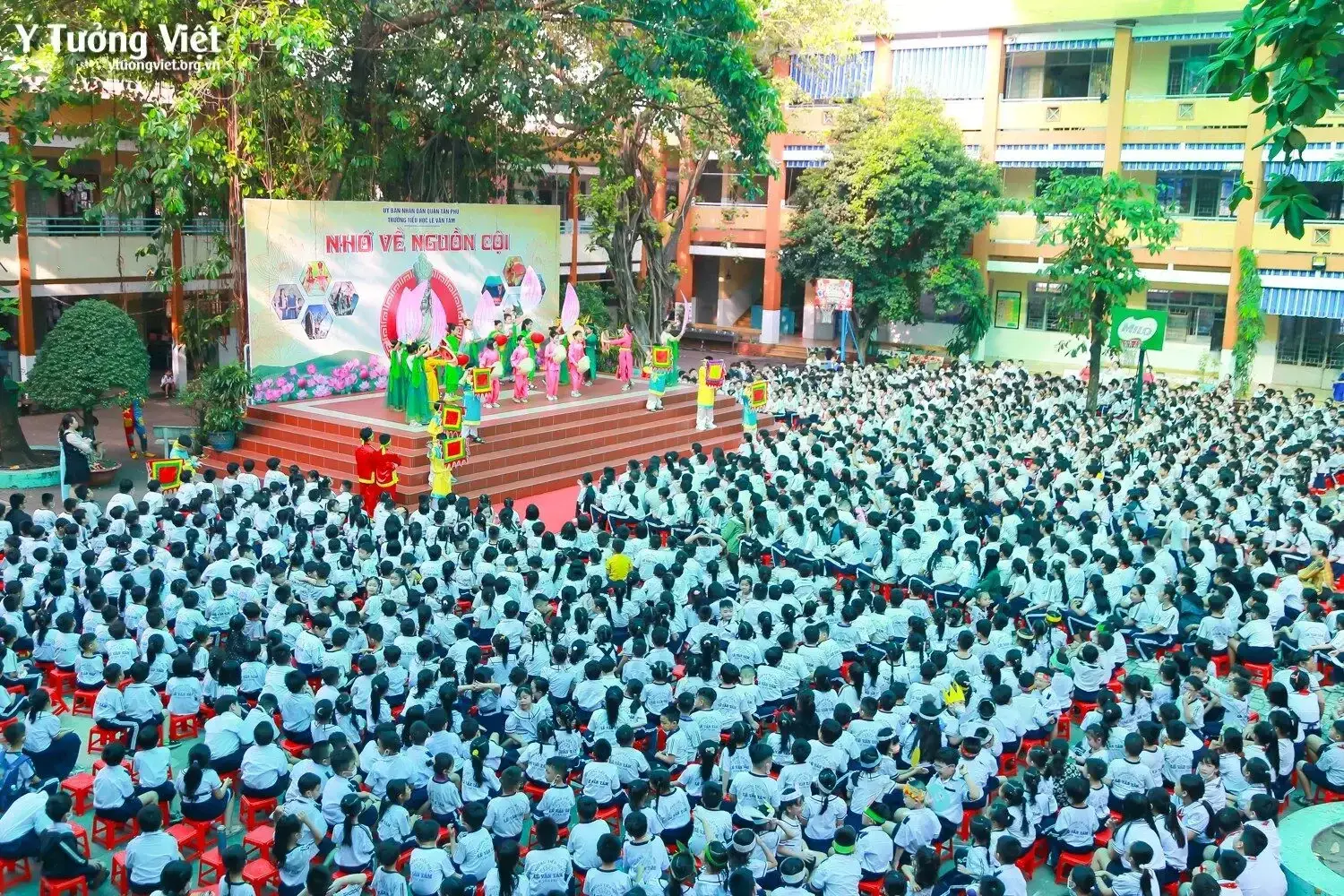 Những Hình ảnh Thật đẹp Của Các Bạn Nhỏ Trường Th Lê Văn Tám ở Chương Trình NhỚ Ơn NguỒn CỘi Mừng Lễ Giỗ Tổ Hùng Vương 01