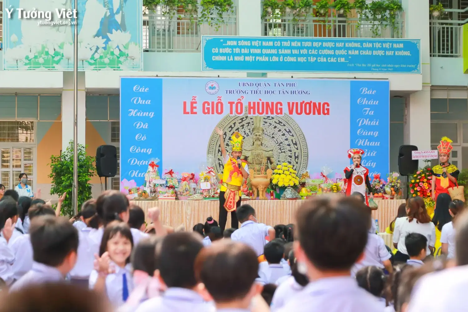 Kết Thúc Chuỗi Chương Trình Nhớ ơn Nguồn Cội Tạm Biệt Các Bạn Nhỏ Trường Th Tân Hương 01