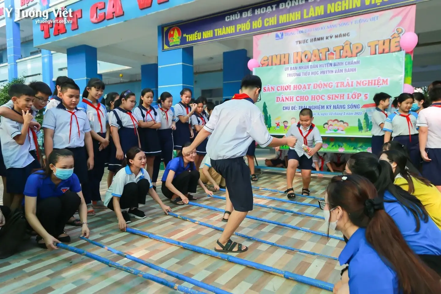 Rộn Ràng Chào Hè Cùng Các Bạn Học Sinh Trường Th Huỳnh Văn Bánh ở Sân Chơi Hoạt động Trải Nghiệm Kỹ Năng Sống 01