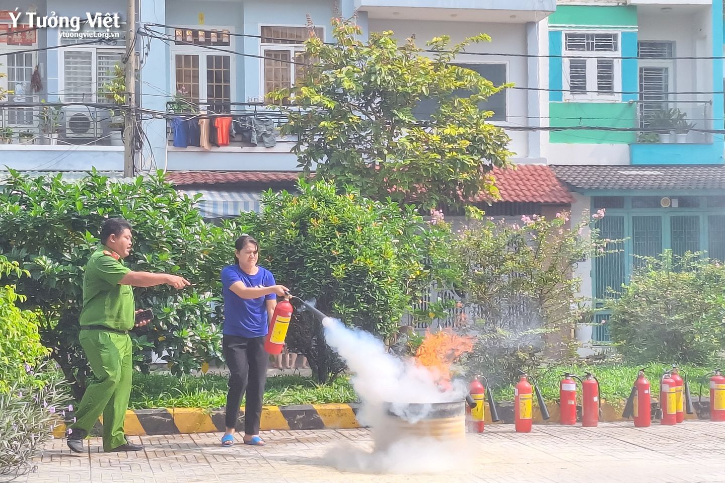 Tăng Cường Tập Huấn Kỹ Năng Phòng Cháy Chữa Cháy Tại Các Cơ Sở Thuộc Hệ Thống Giáo Dục Ý Tưởng Việt 01