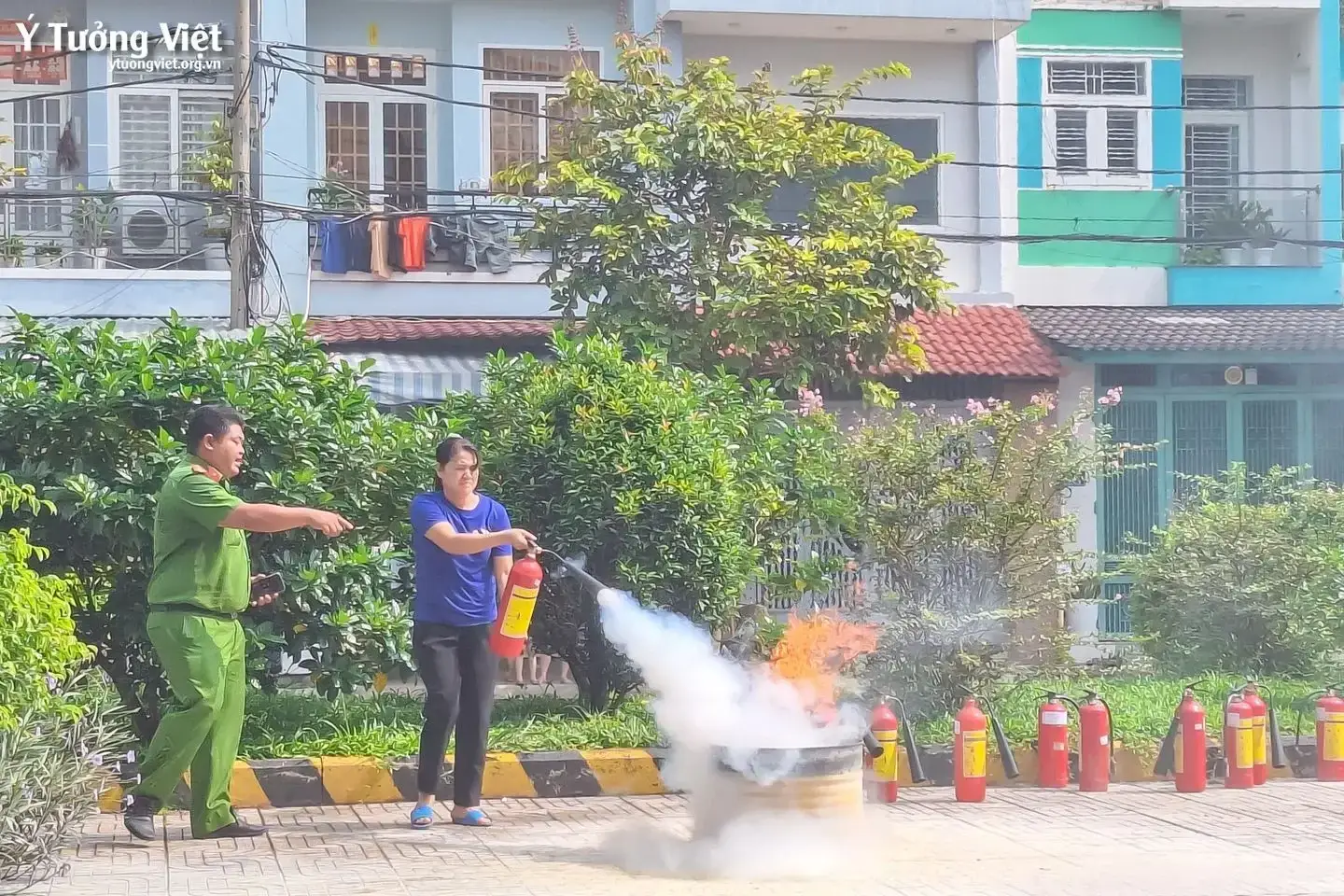 Tăng Cường Tập Huấn Kỹ Năng Phòng Cháy Chữa Cháy Tại Các Cơ Sở Thuộc Hệ Thống Giáo Dục Ý Tưởng Việt 01