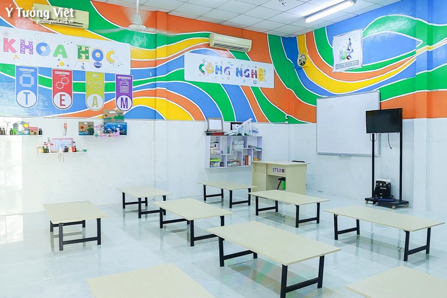 Chương Trình Giáo Dục Steam Tiểu Học Ý Tưởng Việt Check In Không Gian Sáng Tạo Steam Th Đoàn Thị Điểm 01
